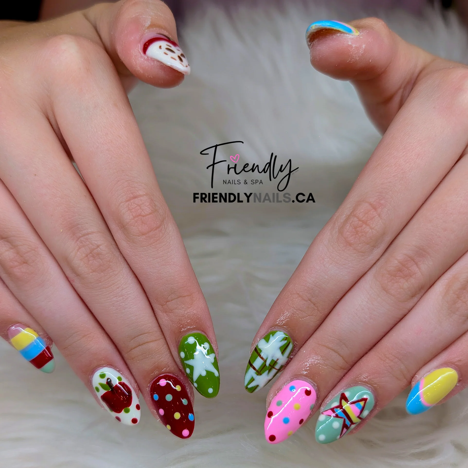 Nail Art nail design by Friendly Nails