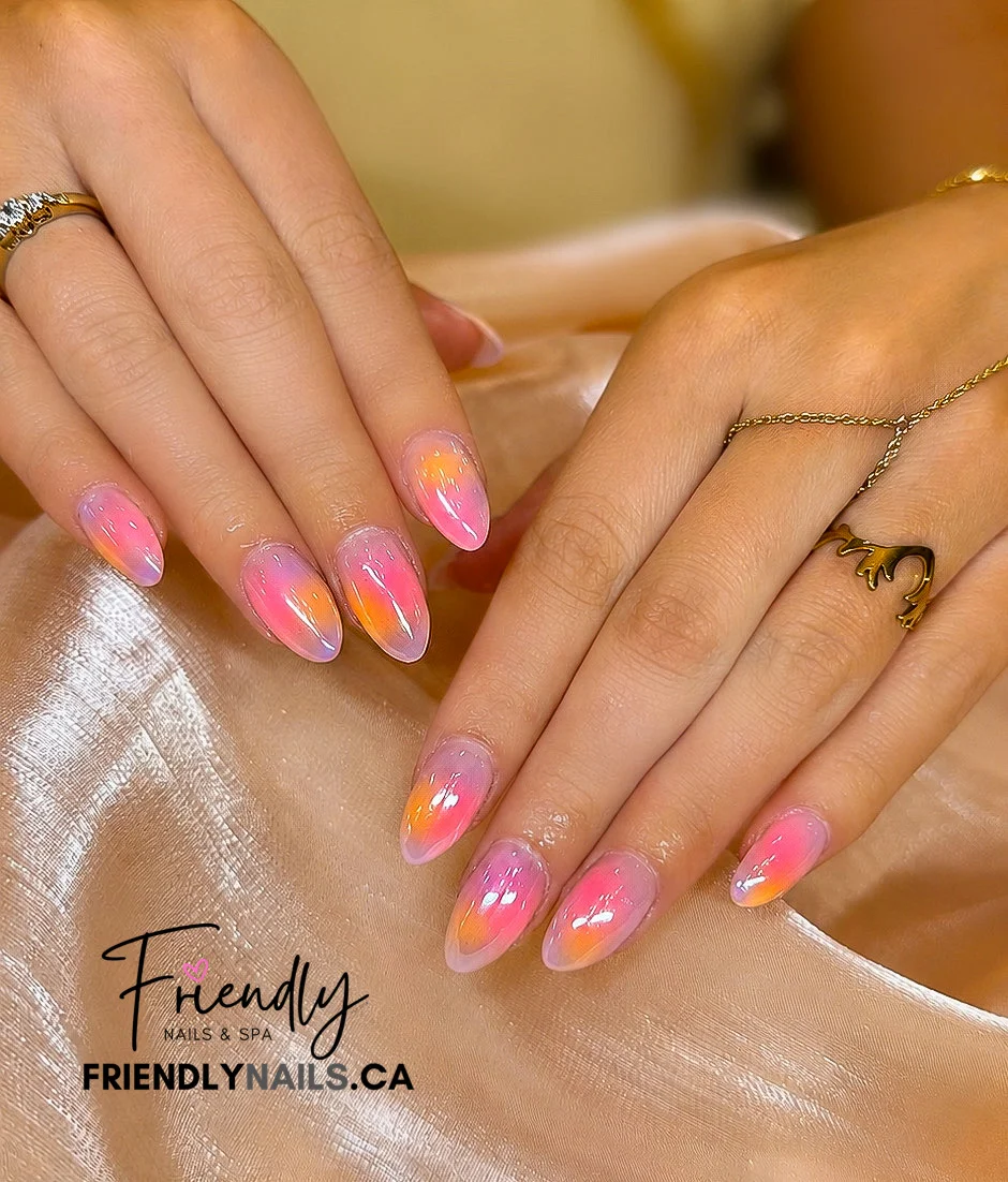 Summer nail design by Friendly Nails