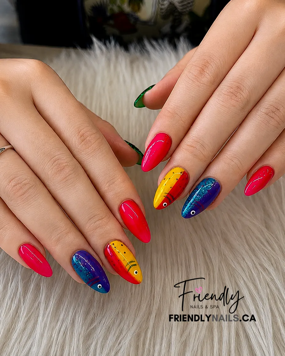 Nail Art nail design by Friendly Nails