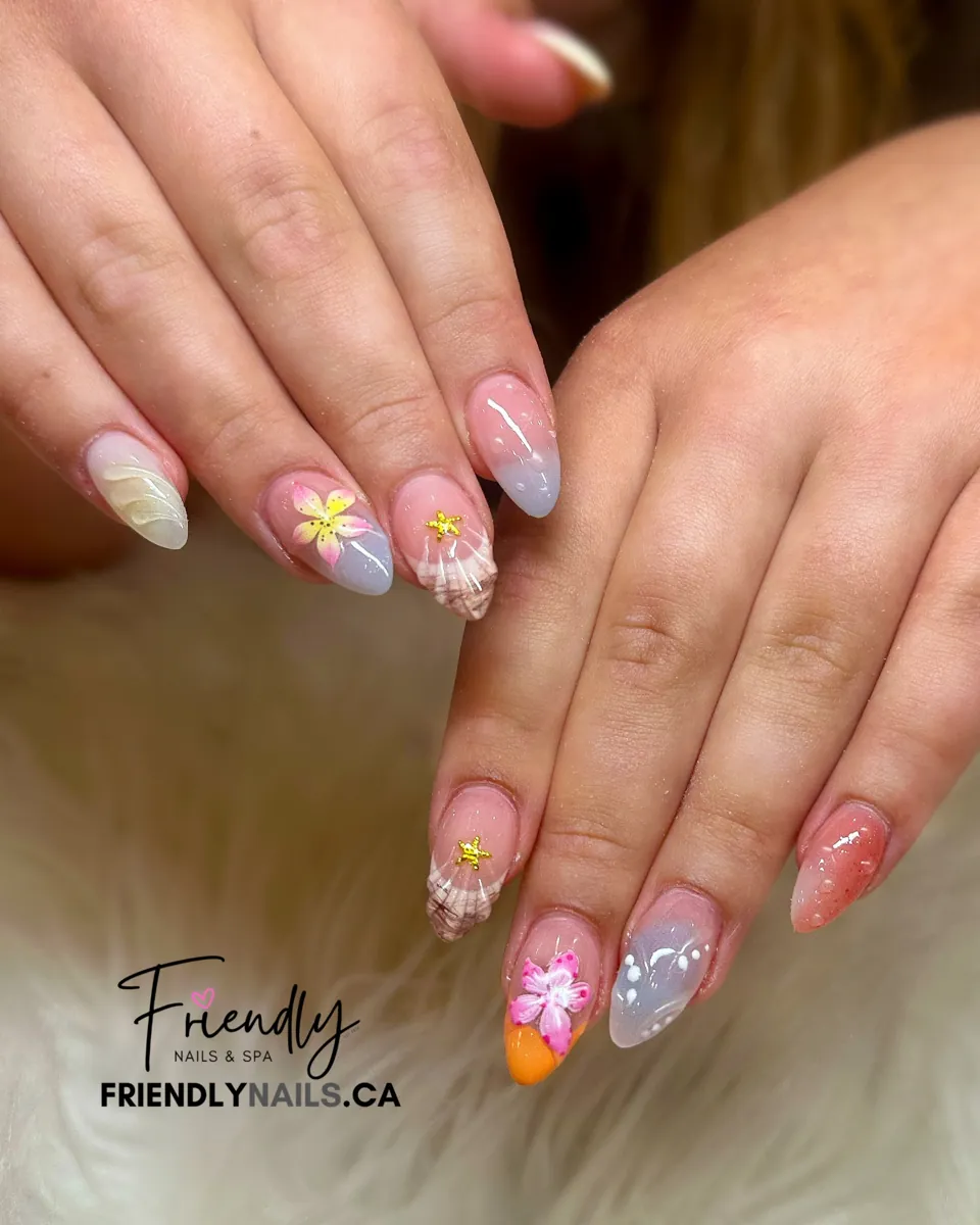 Nail Art nail design by Friendly Nails