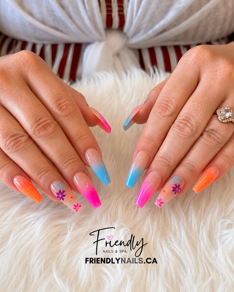 Nail Art nail design by Friendly Nails
